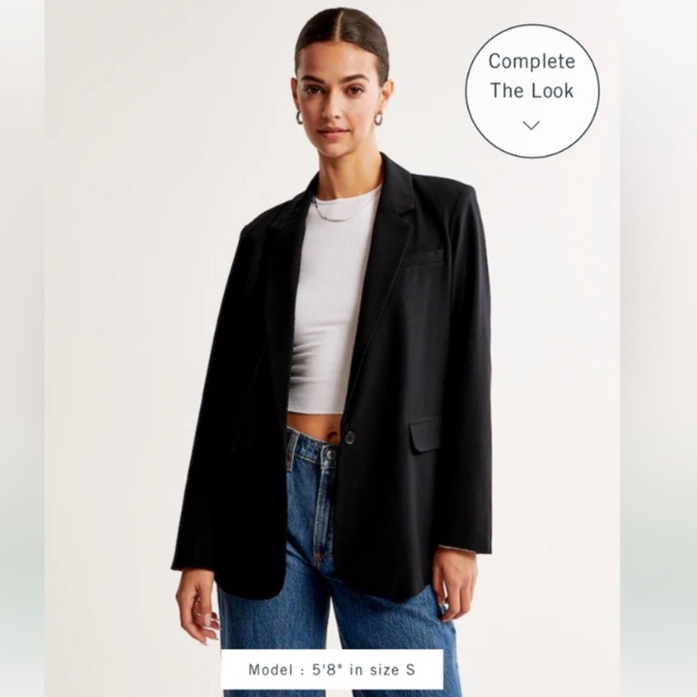 Abercrombie & Fitch oversized fit Women’s Suiting Blazer Size XL